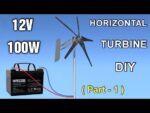 Faça um gerador de turbina eólica movida a motor 12V, 24V 100W DC (Parte 1)