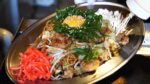 Hanwoo Daechang Yakisoba/macarrão frito japonês, Yakisoba/comida de rua coreana
