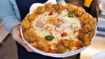 Pizza de Frango Kimchi Tteokbokki – Yujayu / Kimchi, pizza, frango e tteokbokki / comida de rua coreana