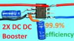 Simples DC DC Booster (conversor de tensão) sem bobina – 99,9% de eficiência