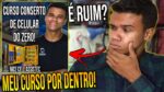 Tira Dúvidas Sobre o Meu Curso de Conserto de Celular do Zero (Mostrando Por Dentro)