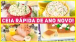 4 RECEITAS para SALVAR sua CEIA DE ANO NOVO | Receitas de Reveillon 2020 | Receitas de Minuto