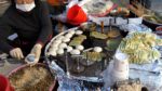 Bolinhos planos, hotteok, bolo de peixe, 36 anos de bolinhos regulares / planos, panqueca doce, bolo de peixe – comida de rua coreana