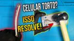 Como Desentortar o Aro de Celular Empenado Fácil e Rápido (Serve Para Qualquer Modelo)