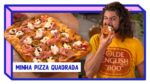 COMO FAZER PIZZA ROMANA | Receitas | Mohamad Hindi