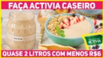 Faça ACTIVIA EM CASA! Quase 2 Litros por MENOS de 6 REAIS! Iogurte Caseiro | Receitas de Minuto 624