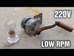 Faça gerador elétrico de 220v usando motor de engrenagem sem escova BLDC – 180 RPM