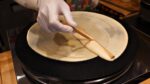 Noryangjin famoso crepe de frutas/incrível nutella crepe de frutas/comida de rua coreana