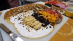 O maior crepe extra grande / crepe gigante – comida de rua coreana