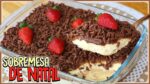 SOBREMESA QUE NÃO PODE FALTAR NO SEU NATAL I PAVÊ DE BOLACHA MAIZENA I SIMPLES E FÁCIL