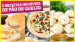 3 RECEITAS DE PÃO DE QUEIJO MUITO FÁCEIS para você fazer AINDA HOJE! | Receitas de Minuto