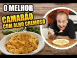 A Melhor Porção de Camarão ao Alho Cremoso do Chef Taico