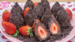 COXINHA DE BRIGADEIRO COM MORANGOS | FÁCIL DE FAZER | FAÇA E VENDA | RECEITAS DA CRIS