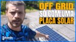 Energia Solar OffGrid Simples com Inversor Onda Modificada do Diogo