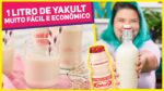 Faça 1 LITRO de YAKULT EM CASA! Receita MUITO Econômica e SUPER Fácil | Receitas de Minuto 629