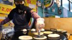 Hotteok sem uma gota de óleo? Restaurante hotteok simples preparado por uma jovem patroa / Hotteok Grelhado Sem Óleo / Comida de rua coreana