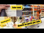PRIMEIRA COMPRA DO ANO | VALOR TOTAL | MOSTREI TUDO | COMPRAMOS TUDO QUE FALTAVA