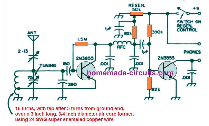 Circuito receptor do transmissor para rádio amador de 80 metros 6 Como funciona o receptor