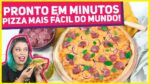 A PIZZA MAIS FÁCIL DO MUNDO PRONTA EM MINUTOS! Não precisa deixar crescer | Receitas de Minuto 640