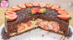 BOLO BOMBOM DE CHOCOLATE COM MORANGOS MUITO FÁCIL DE FAZER | CONFEITARIA CASEIRA | RECEITAS DA CRIS