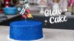 BOLO COM GLITTER | GLOW CAKE AZUL – CHEF LÉO OLIVEIRA