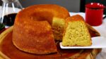 BOLO DE FUBÁ SEM GLÚTEN COM APENAS 4 INGREDIENTES | SEM OVOS E SEM FARINHA