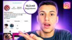 Consegui 10000 seguidores no instagram e filmei tudo