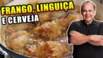 Coxa de Frango Recheada com Linguiça no Molho de Cerveja do Chef Taico