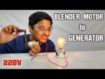 Gerador elétrico potente de 220 V 120 Watt do Blender DC Motor DIY