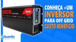 Inversor 5000W Mensela 50Hz e 60Hz, Forma de Onda e Consumo em Vazio