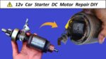 Não jogue fora o motor de partida do seu carro – 12v 200 Amp DC Motor Reutilize DIY