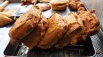 O que você fez com o bolo de peixe? Sanduíche de bolo de peixe, bolo de peixe kimchi de queijo / comida de rua coreana