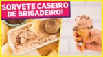 SORVETE CREMOSO MAIS FÁCIL DO MUNDO! Como Fazer Sorvete de Brigadeiro | Receitas de Minuto 637