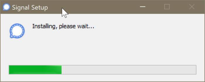 Como instalar o aplicativo Signal no Windows 10 PC 3 Instalando o Signal em um computador Windows 10
