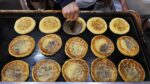 30 anos de experiência em panificação! Hotteok de abóbora sem óleo do mestre / panqueca de abóbora doce frita “hotteok” / comida de rua coreana