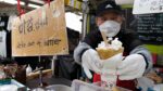 Acabou hoje! Aberto 4 horas por dia, Dongdaemun presta crepes que não podem ser comidos tarde / Delicious Famous Papa*s crepes / Comida de rua coreana