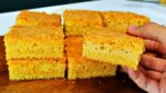 BOLO DE MILHO CREMOSO DE LIQUIDIFICADOR | JÁ SAI RECHEADO DO FORNO