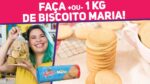 Faça 1KG DE BOLACHA MARIA em CASA MELHOR que do Mercado! ECONÔMICO | Receitas de Minuto 650