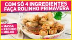 Faça ROLINHO PRIMAVERA com SÓ 4 INGREDIENTES! Como fazer Massa, Recheio e Molho de Harumaki | RM 643