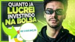 QUANTO DINHEIRO JÁ GANHEI NA BOLSA DE VALORES? | Onde eu invisto meu patrimônio?