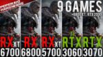 RX 6700 XT 12GB Benchmarks vs RX 5700 XT, RTX 3060 Ti, RTX 3070, RX 6800, RX 6800 XT (1440p & 2160p)