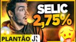 TAXA SELIC SOBE PARA 2,75% | NOVO MINISTRO DA SAÚDE DO BRASIL | PODEREMOS SACAR BITCOIN EM CAIXA?