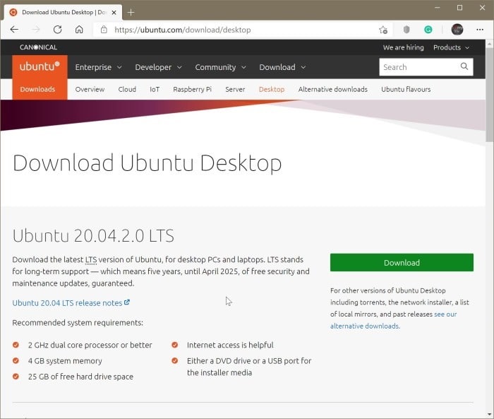 Como criar o Ubuntu Live USB no Windows 10 PC 2 Criar Ubuntu Live USB no Windows 10