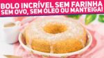 BOLO INCRÍVEL SEM FARINHA, SEM OVO, SEM ÓLEO OU MANTEIGA! Bolo com Cuscuz | Receitas de Minuto 657