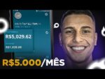 COMO GANHAR 5 MIL REAIS POR MÊS PELO CELULAR NO HOTMART *dormindo*