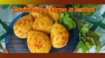 Coxinha no forno a lenha.