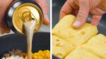 Despeje 500 ml de cerveja preta na panela! Graças a ela o crepe atinge a perfeição