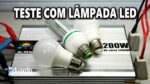 LÂMPADA LED no INVERSOR eSolar 1200W, será Funciona Bem?