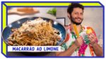 MACARRÃO AO LIMONE | Receitas Vegetarianas | Rafael Ribas