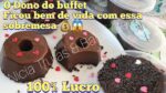 O DONO DO BUFFET FICOU BEM DE VIDA COM ESSA RECEITA BRIGADEIRÃO DE FORNO NO POTINHO 100% DE LUCRO